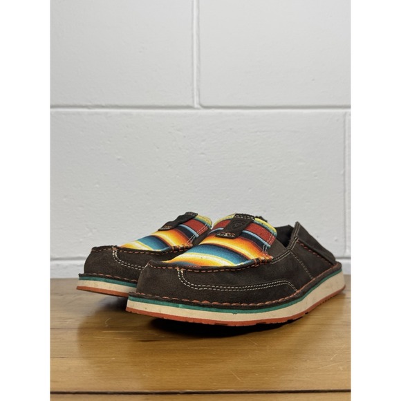 Ariat Brown Serape Stripe Slip-On Loafers Women's Size 7.5B Casual Runs Small 7 - Picture 2 of 10